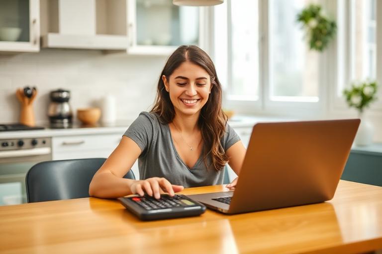 Cliente calculando a nova parcela do empréstimo